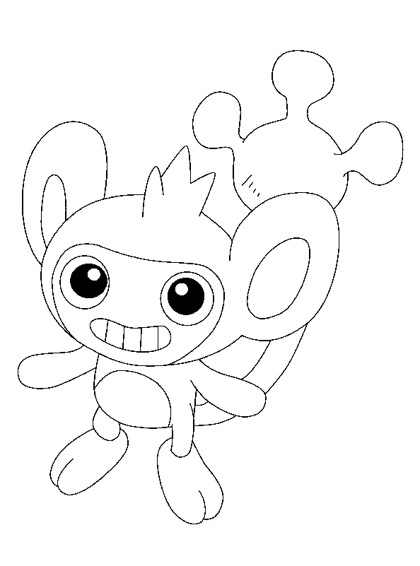 Plansa de colorat cu Pokemon 57 53